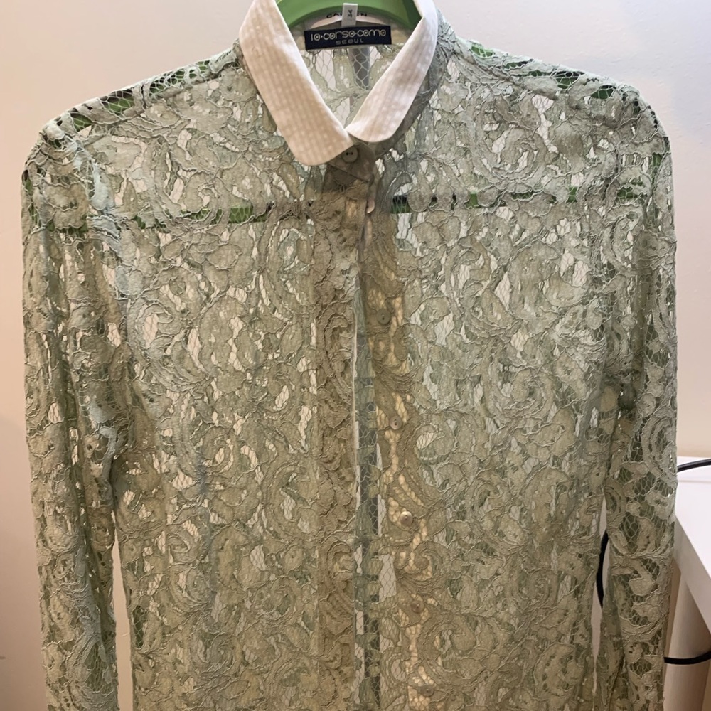 Carven lace shirt